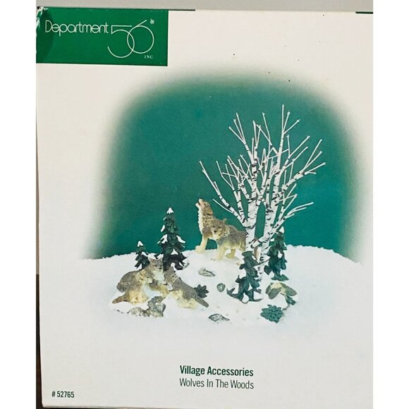 Department 56 Village Wolves In The Woods Christmas Village #52765 - Picture 2 of 6